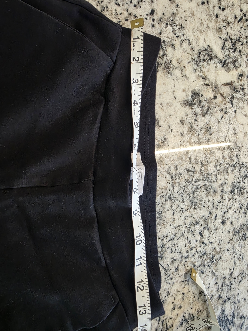 LOFT Black Ankle-Length Knit Pants - Picture 5 of 9